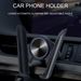Kunjiuyou Support de téléphone de voiture Support de téléphone à gravité pour évent d'aération rotatif à forte aspiration pour voiture-Noir_voghion.com
