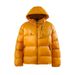 Unisex Winter Trekking Jacket – Hooded Polyester Puffer Coat With Multi-Pockets, Water-Resistant & Lightweight For Hiking/City Wear_voghion.com