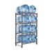 Black Holder Tiers Bottles Double Jug Water 8 Bottle Row 4 For Water Rack_voghion.com