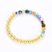 2PCS New Colorful 14K Copper Bracelet With True Gold Plating And Color Preservation_voghion.com