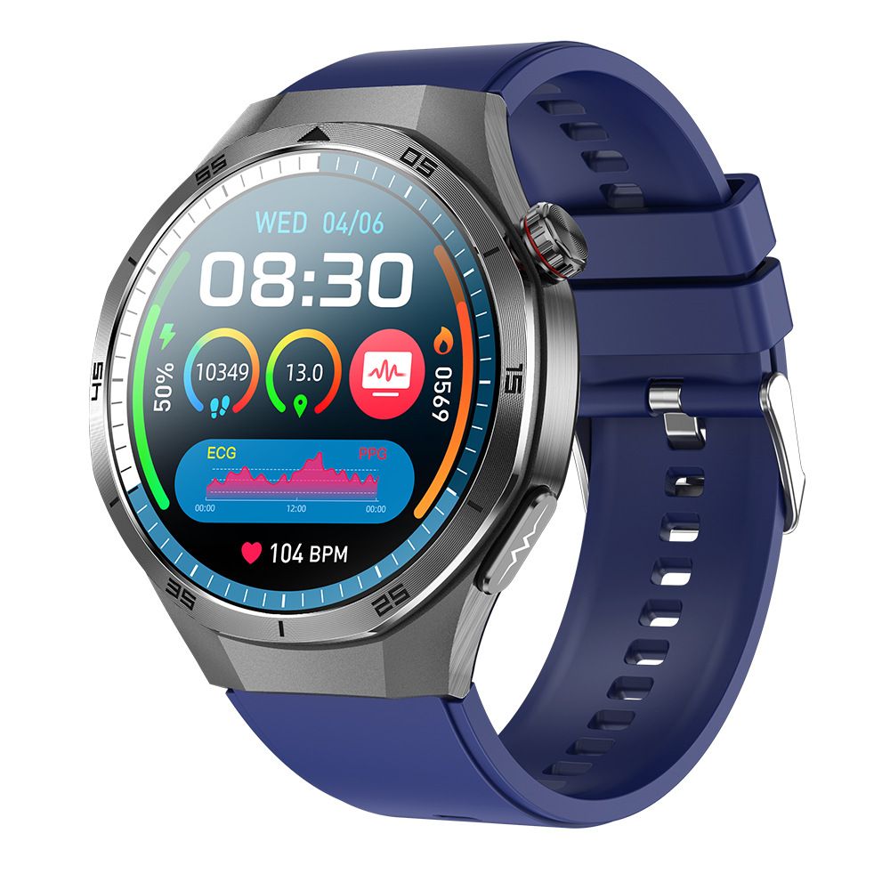 New ET456 Electrocardiogram, ECG, Emotional Micro Examination, Bluetooth Call, Heart Rate, Sleep Monitoring, Health Management Watch_voghion.com