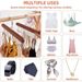 Hanger 360 Save With 16 Wooden For Belt Belt Sturdy Belt Organizer Belt Rack Closet Space Storage For Holder Tie Rotating Hooks_voghion.com