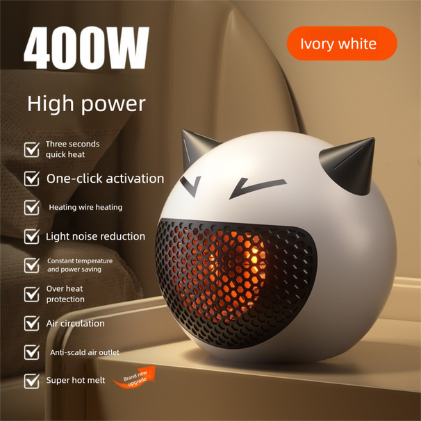 Nuovo modello di riscaldatore caldo standard USA/UE per riscaldamento da scrivania domestico, piccolo mini soffiatore di aria calda creativo per ufficio_voghion.com