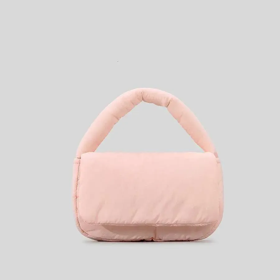 Designer-Handtaschen – schicke gepolsterte Schultertasche, kleine Puffer-Umhängetasche für Damen, Mini-Geldbörse mit Klappe aus Nylon,_voghion.com