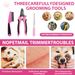 8-piece Brush Multi-functional Self-cleaning Set Including Pet Nail Clipper File Cat Dog Grooming_voghion.com