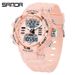 Unisex Digital Analog Watch With Alarm, Countdown, Dual Time, Waterproof & Glow-in-the-Dark For Casual & Sports Personality Watch_voghion.com