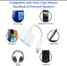 Casque à charge rapide Type-C vers double Type-C pour iPhone 16 Pro Max/15/16+_voghion.com
