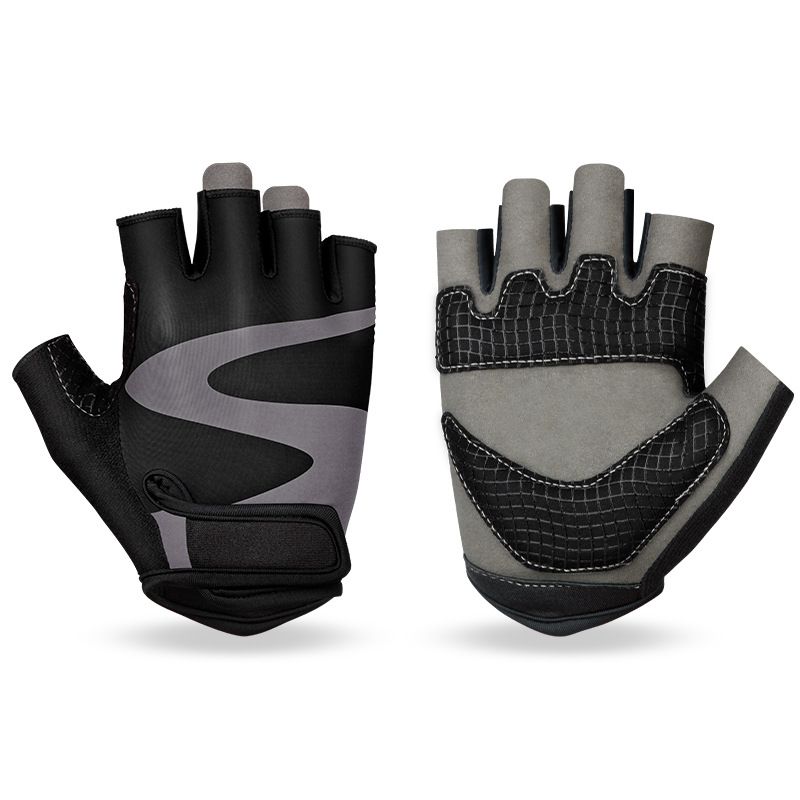 O Fitness Summer Half Finger Yoga Exercise Guanti antiscivolo per bicicletta da esterno da uomo e da donna_voghion.com