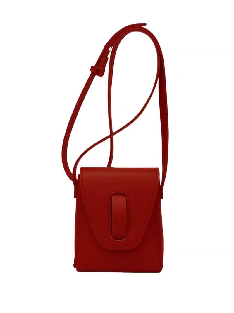 Rote Damen 2024 Neu für Hochzeitsbraut Textur, einzigartiges Design, Casual Forest Series Kleine Umhängetasche_voghion.com