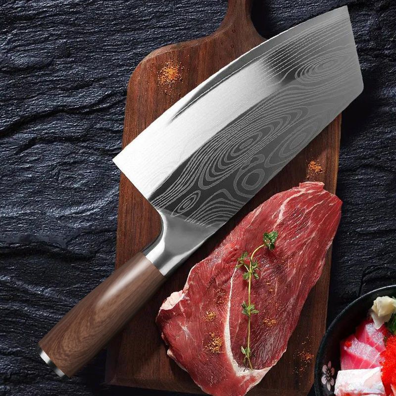 No-Sharpening Stainless Steel Set For Home Use, Sharp Vegetable Knife, Kitchen Utensils Set, Chef's Slicing And Bone_voghion.com