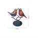 Hundred flowers colorful bird metal wrought iron 3D three-dimensional ornament colorful bird decoration handicraft pendulum_voghion.com