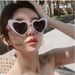 2025 New Oblique Love Sunglasses Women's Sunscreen Sunglasses Women's Fashion UV Protection Glasses_voghion.com