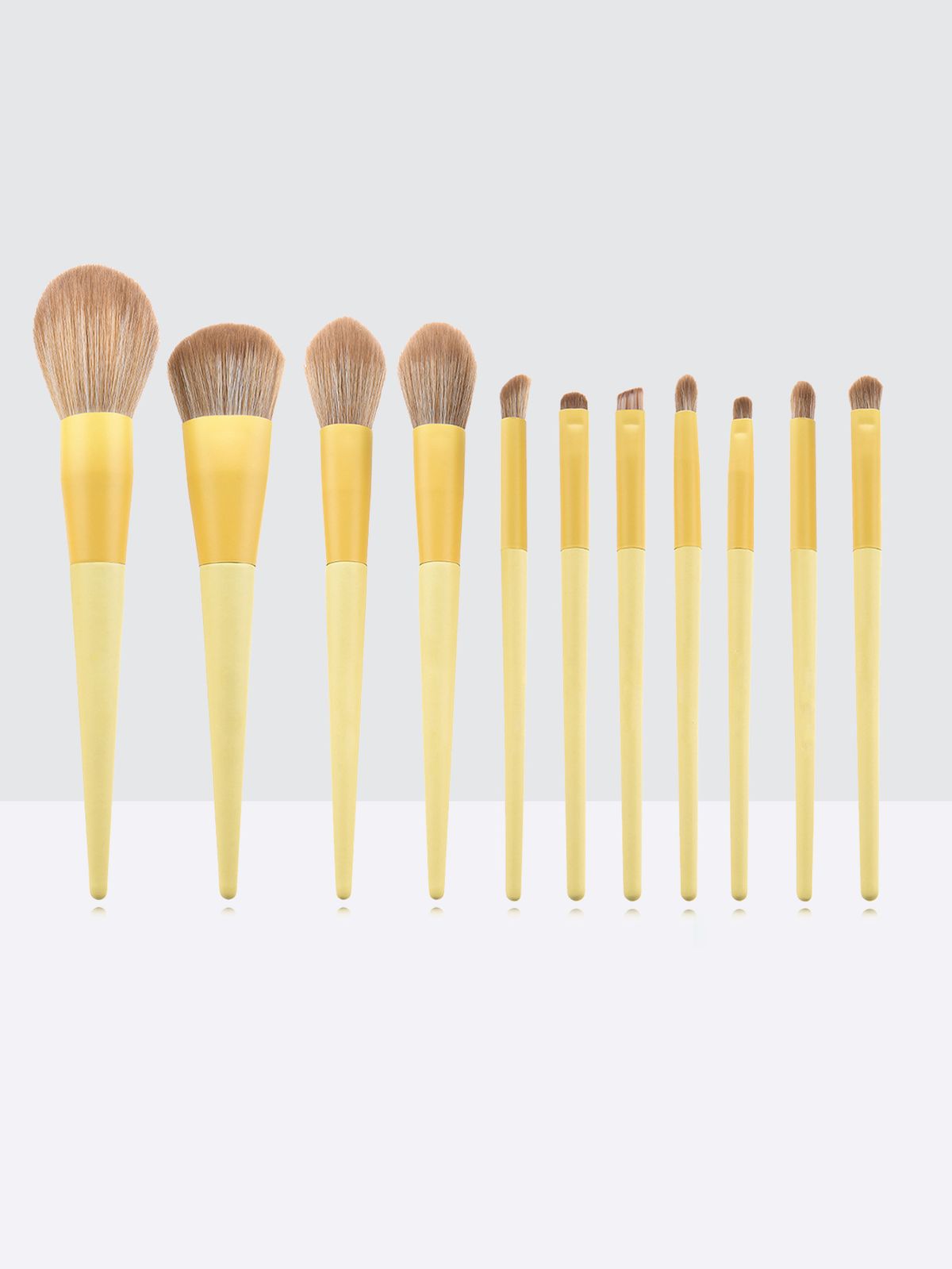 11 giel Faarf héichwäerteg Make-up Pinsel Set_voghion.com