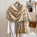 2023 New Office Air Conditioning Room Shawl Wrapped with Scarf Women's Versatile Cloak  Cashmere Warm Neck Dual_voghion.com