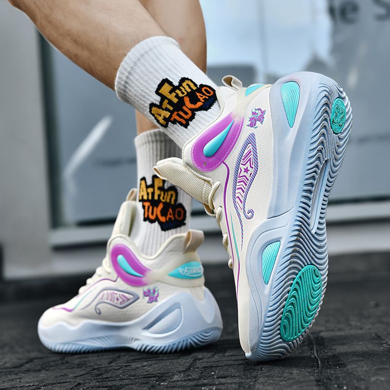 Yuanyang basketball shoes men breathable high-top sneakers new_voghion.com