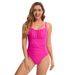 Maillot de bain une pièce imprimé pour femme Maillot de bain multicolore pour femme Bikini sexy Bikini_voghion.com