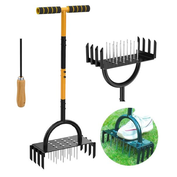 Forniture da giardino Nuovo arieggiatore per prato Spike Strumento manuale_voghion.com