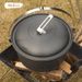 4.5L Camping Cookware Set - Large Capacity Outdoor Cooking Pot For BBQ Soup & Noodles Portable & Durable_voghion.com