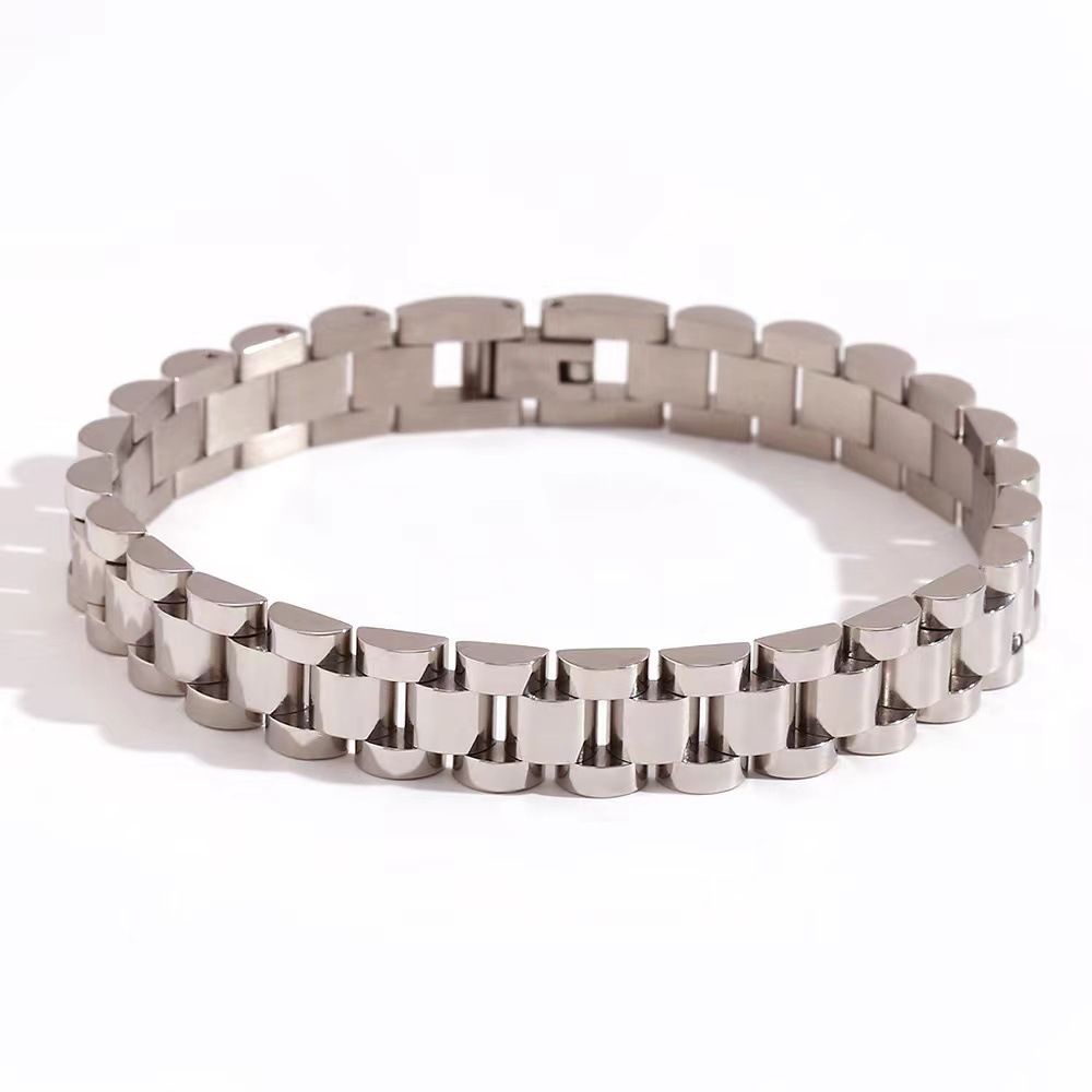 Cinturino per orologio, bracciale, anello, stile europeo e americano, personalità esagerata, design di nicchia, per donna, in titanio_voghion.com