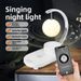 Cross-border Multifunctional Smart Wireless Charging Student Dormitory Small Moon Table Lamp Bluetooth Speaker_voghion.com