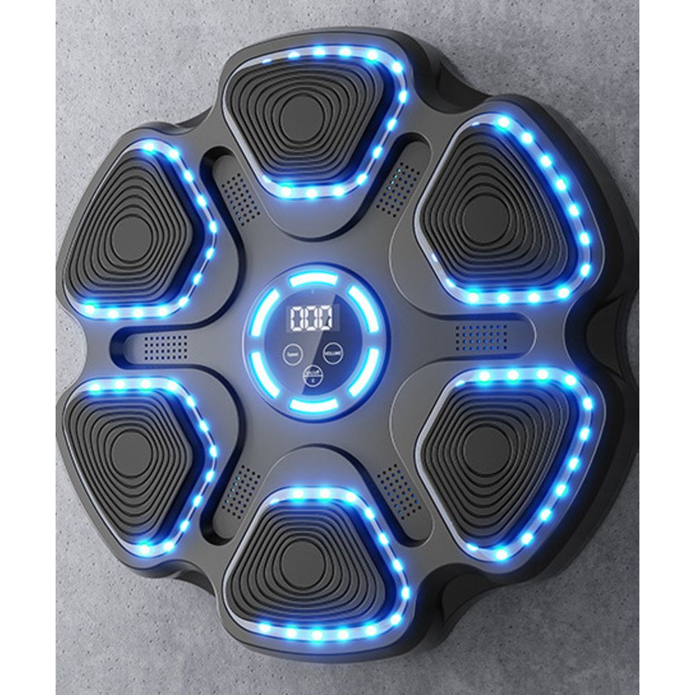 Upgraded Bluetooth Music With Light And Adjustable Levels, Home Fitness Equipment Boxing Wall Target_voghion.com