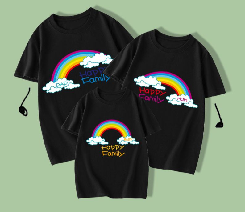 Major Online Platforms Supply Live Broadcast Sources Of New Summer Cotton Short Sleeved Parent Child Wear T Shirts Kindergarten Class Uniforms_voghion.com