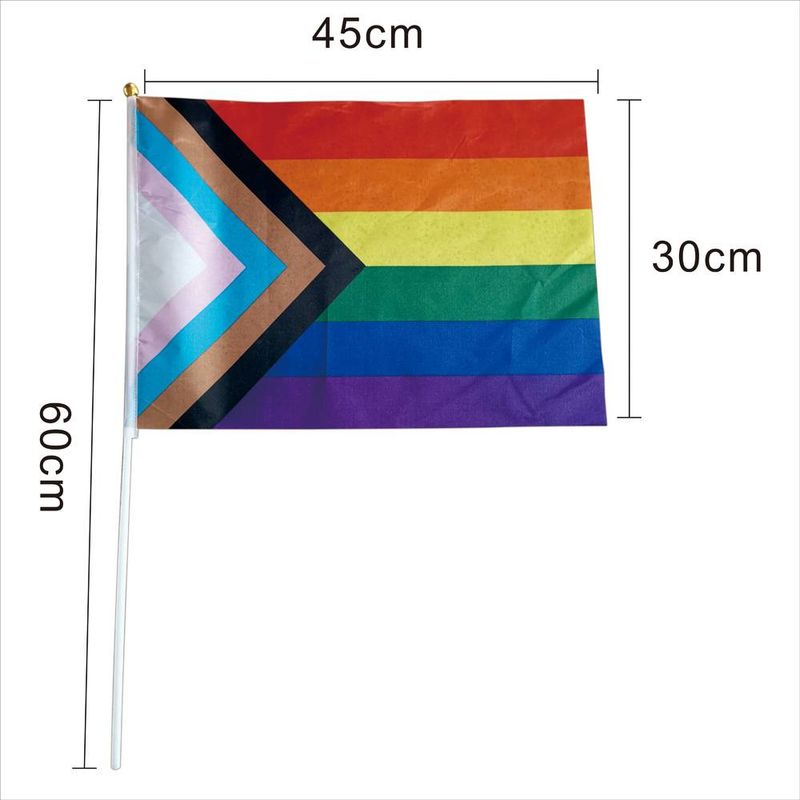 Pride Rainbow Pennant Flags - Outdoor Hand Wave Celebration Banners For Garden, Patio, LGBTQ+ Festival & Support_voghion.com
