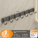 Heavy-Duty Space Aluminum Wall Hooks – No Drill Adhesive Multi-Hook Rack For Bathroom, Kitchen & Door (15kg Load, Rustproof, Modern Design)_voghion.com