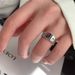 Ready Stock New Vintage Lucky Poker Adjustable Open Rings For Women Men Playing Card Finger Stainless Steel Ring Fashion Party_voghion.com