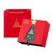 Confezione regalo vuota bifacciale per sciarpa Ping An Guo della vigilia di Natale di Lillian New Red Large Size_voghion.com