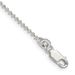 Sterling Silver 1.5mm Beaded Chain Anklet_voghion.com