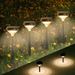Linkind Solar Pathway Lights 8 Pack, Solar Lights Outdoor, Warm White Solar Path Lights Waterproof, Solar Lights for Walkway Yard Driveway Backyard_voghion.com