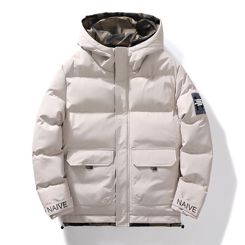 Men's Winter New Style Youth Urban Fashion Casual Warm Hooded Cotton Jacket Men's Clothing_voghion.com