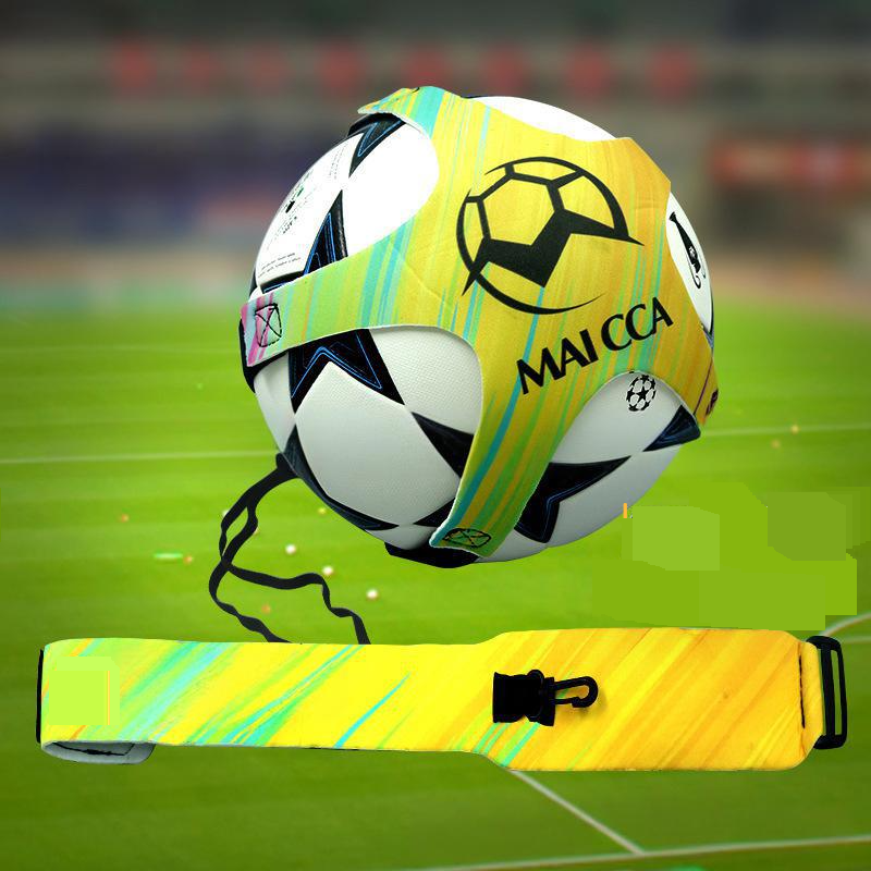 Foci zsonglőrzsák Futball edzőfelszerelés Visszapattanás-szabályozás Gyakorló labda Készségfejlesztés Hordozható futball zsonglőr edző rugalmas zsinórral_voghion.com