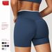 High Waist Yoga Shorts For Women - Seamless Naked Feel Squat Proof Gym Workout Shorts With Peach Lift Design_voghion.com
