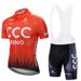 CCC Team Style Sommer Kurzarm Atmungsaktives Radtrikot Outdoor-Ausrüstung Downhill-Shirt_voghion.com