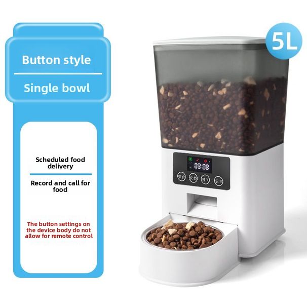 Bainason Intelligenter Futterautomat für Haustiere mit großer Kapazität, Timer, quantitativem Futterspender und WLAN-Fernüberwachung_voghion.com