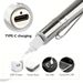 Mini-USB-wiederaufladbare LED-Stiftleuchte mit gelb-weißer Dual-Source-Beleuchtung für die Pupillenuntersuchung aus Edelstahl, geeignet für medizinische Zwecke, Munduntersuchungen._voghion.com