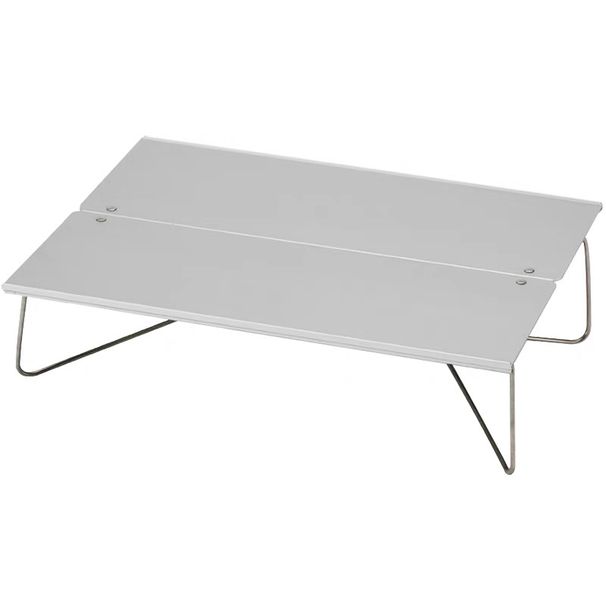 Table pliante ultra-légère en aluminium – Installation instantanée en 1 seconde – Bureau de camping pour pique-niques, barbecues et pêche (compacte 29,8 × 21 × 7,5 cm) avec sac de transport_voghion.com