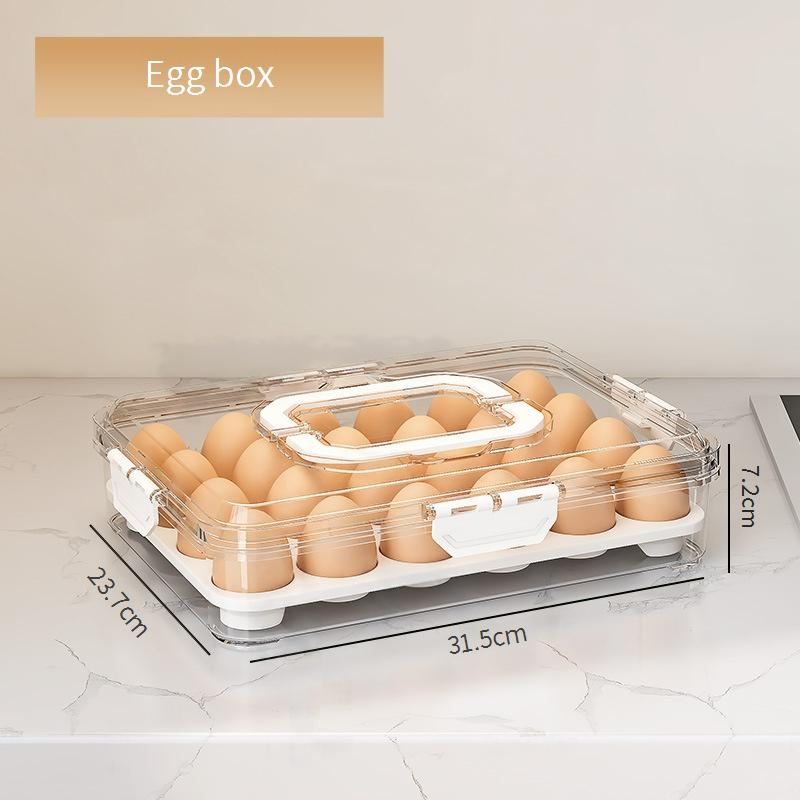 10-teiliges stapelbares Lebensmittelaufbewahrungsset – BPA-freie luftdichte Behälter für Kühlschrank und Speisekammer (Organisation von Obst/Gemüse/Eiern/Gewürzen)​_voghion.com