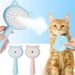 Escova de banho para pelos voadores e pelos de gatos com spray para animais de estimação_voghion.com