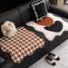 Chenille Sectional Sofa Cushions – Playful Animal & Geometric Print Non-Slip Seat Pads For Modular Couches (60x60cm To 90x90cm, Reversible Design)_voghion.com