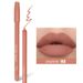 Pudaier Liner Waterproof Non-Stick Non-Smudge Bite Makeup 12 Colors Matte Lip Pencil Lipstick Pen_voghion.com