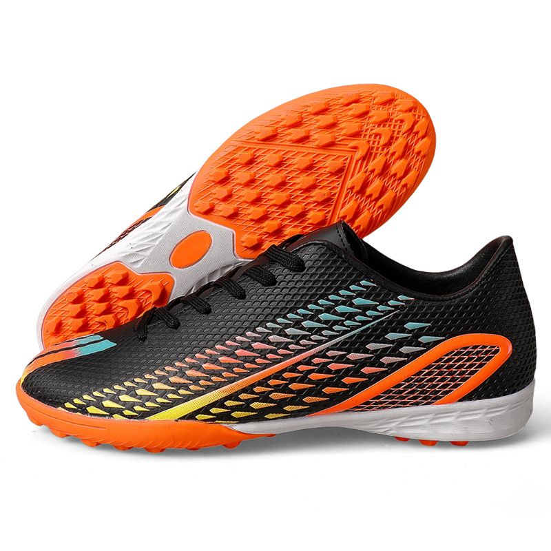 Binbinniao men's and women's breathable, comfortable and casual non-slip low-cut long spikes broken spike football shoes grass game sports shoes_voghion.com