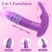 APP Bluetooth Stoßvibrator Für Frauen Rotierender Teleskopdildo Fernbedienung G-Punkt-Massage Klitoris-Stimulator Sexspielzeug_voghion.com