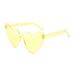 ActiveGo 3022 Thin Peach Heart Sunglasses Jelly Frameless Heart-Shaped One-Piece Glasses Candy Color Eyewear_voghion.com
