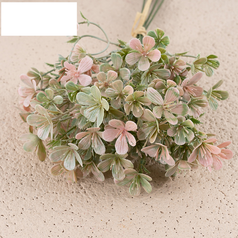 Boeket kunstbloemen fabrikant nep bloemen en groene planten groothandel bruiloft decoratie ambachten INS stijl YC1068_voghion.com