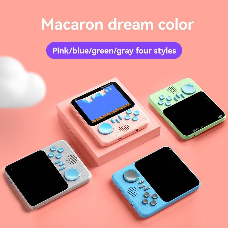 G7 Ultradunne draagbare gameconsole - 3,5 inch scherm, 666-in-1 klassieke games (draagbaar, retro gaming, lichtgewicht, plug & play)_voghion.com