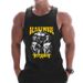 Camiseta de entrenamiento transpirable de algodón puro para hombre de Muscle Brother._voghion.com