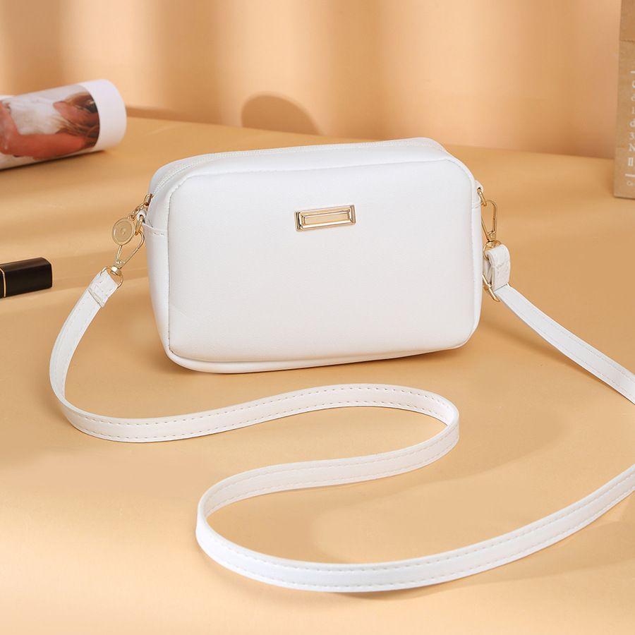 Women's Minimalist PU Crossbody Camera Bag For Women - Solid Color Casual Shoulder Purse (Lightweight & Spacious)_voghion.com